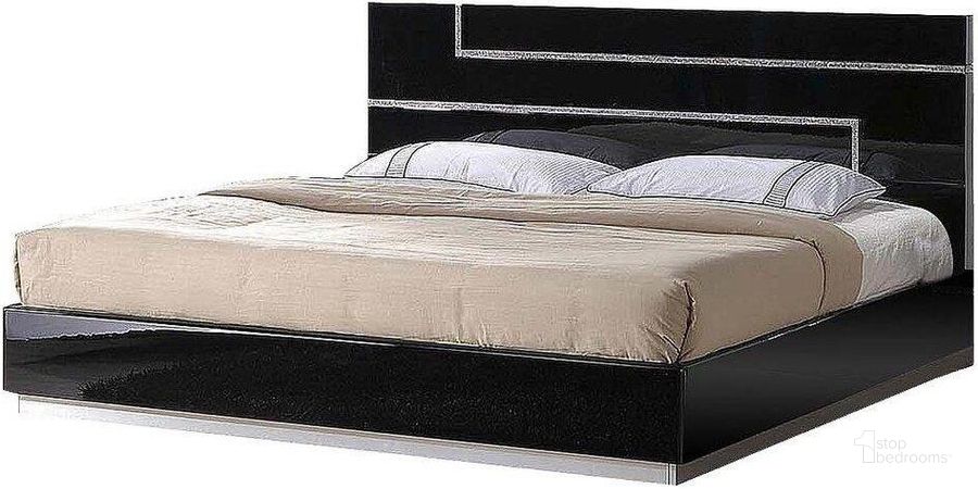The appearance of Barcelona Poplar Wood California King Platform Bed In Black High Gloss designed by Best Master Furniture in the modern / contemporary interior design. This black piece of furniture  was selected by 1StopBedrooms from Barcelona Collection to add a touch of cosiness and style into your home. Sku: BARCBCK. Bed Type: Platform Bed. Material: Wood. Product Type: Platform Bed. Bed Size: California King. Image1