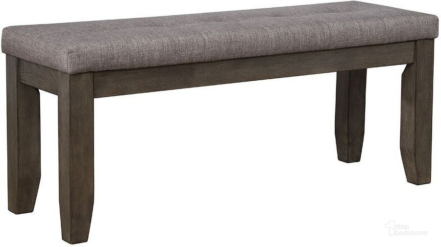 The appearance of Bardstown Bench (Grey) designed by Crown Mark in the transitional interior design. This dark grey piece of furniture  was selected by 1StopBedrooms from Bardstown Collection to add a touch of cosiness and style into your home. Sku: 2152GY-BENCH. Product Type: Dining Bench. Image1