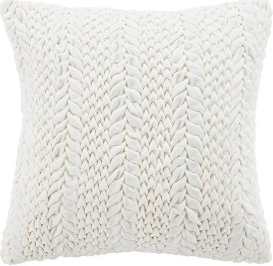 The appearance of Barlett Pillow PLS878A-2020 designed by Safavieh in the modern / contemporary interior design. This cream piece of furniture  was selected by 1StopBedrooms from Barlett Collection to add a touch of cosiness and style into your home. Sku: PLS878A-2020. Material: Cotton. Product Type: Pillows and Throw. Image1