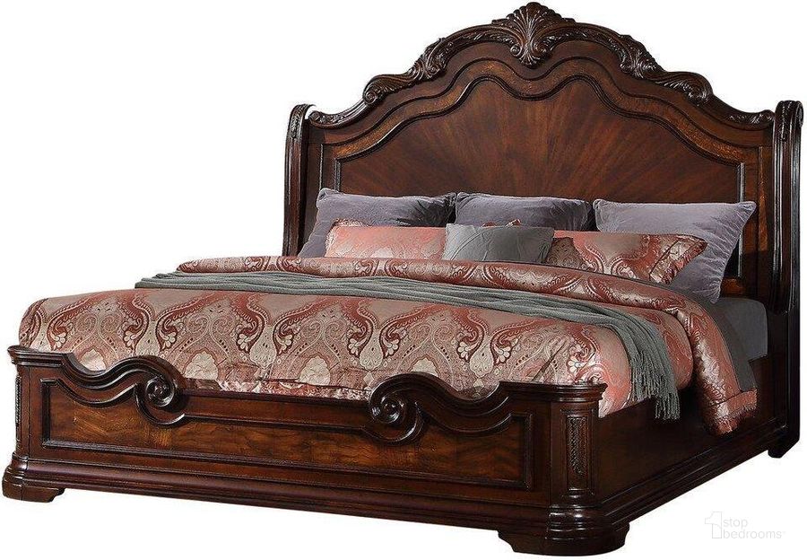 The appearance of Barneys Traditional Wood Queen Bed In Walnut designed by Best Master Furniture in the traditional interior design. This walnut piece of furniture  was selected by 1StopBedrooms from Barney Collection to add a touch of cosiness and style into your home. Sku: B1003WQ. Bed Type: Panel Bed. Material: Wood. Product Type: Panel Bed. Bed Size: Queen. Image1