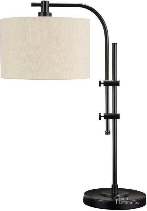 The appearance of Baronvale Black Accent Lamp designed by Signature Design by Ashley in the transitional interior design. This black piece of furniture  was selected by 1StopBedrooms from Baronvale Collection to add a touch of cosiness and style into your home. Sku: L206043. Product Type: Lamp. Image1
