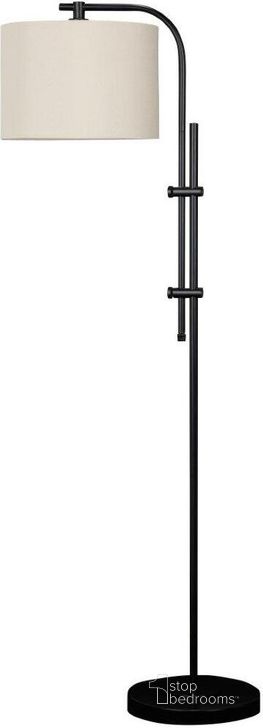The appearance of Baronvale Black Floor Lamp designed by Signature Design by Ashley in the transitional interior design. This black piece of furniture  was selected by 1StopBedrooms from Baronvale Collection to add a touch of cosiness and style into your home. Sku: L206041. Material: Metal. Product Type: Floor Lamp. Image1