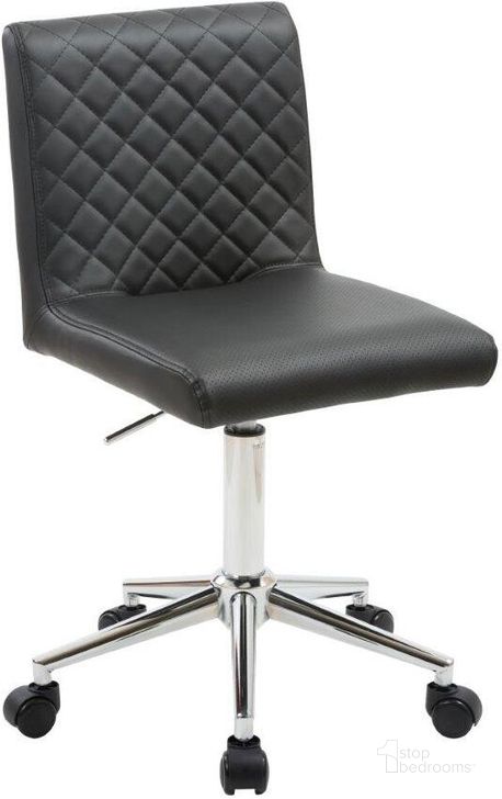 The appearance of Barry 24.5 Inch Faux Leather Swivel Office Chair In Black designed by Best Master Furniture in the modern / contemporary interior design. This black piece of furniture  was selected by 1StopBedrooms from Barry Collection to add a touch of cosiness and style into your home. Sku: BN1146. Material: Faux Leather. Product Type: Office Chair.