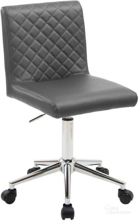 The appearance of Barry 24.5 Inch Faux Leather Swivel Office Chair In Gray designed by Best Master Furniture in the modern / contemporary interior design. This gray piece of furniture  was selected by 1StopBedrooms from Barry Collection to add a touch of cosiness and style into your home. Sku: BN1146G. Material: Faux Leather. Product Type: Office Chair.