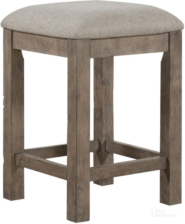 The appearance of Bartlett Field Upholstered Console Stool In Gray designed by Liberty in the modern / contemporary interior design. This gray piece of furniture  was selected by 1StopBedrooms from Bartlett Field Collection to add a touch of cosiness and style into your home. Sku: 798-OT9001. Product Type: Stool. Material: Rubberwood. Image1