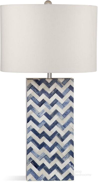 The appearance of Bassett Mirror Dunmore White Blue Bone Table Lamp designed by Bassett Mirror Company in the modern / contemporary interior design. This white blue piece of furniture  was selected by 1StopBedrooms from Dunmore Collection to add a touch of cosiness and style into your home. Sku: L3796TEC. Material: Bone. Product Type: Table Lamp.