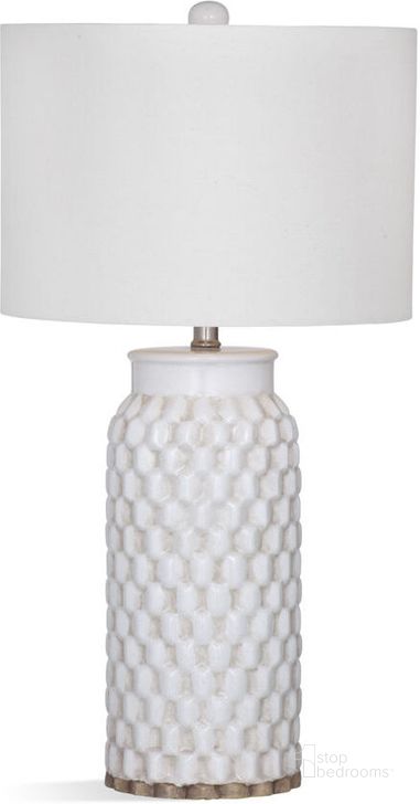 The appearance of Bassett Mirror Seiser Cream Crackle Table Lamp designed by Bassett Mirror Company in the transitional interior design. This cream piece of furniture  was selected by 1StopBedrooms from Seiser Collection to add a touch of cosiness and style into your home. Sku: L3827TEC. Product Type: Table Lamp.