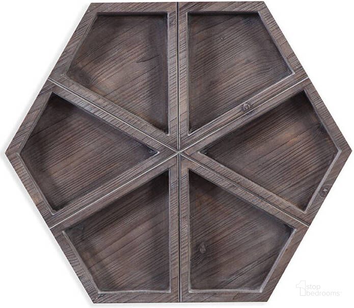 The appearance of Bassett Mirror Wood Robley Wall Hanging designed by Bassett Mirror Company in the country / farmhouse interior design. This brown piece of furniture  was selected by 1StopBedrooms from  to add a touch of cosiness and style into your home. Sku: 7500-686. Material: Wood. Product Type: Wall Art.