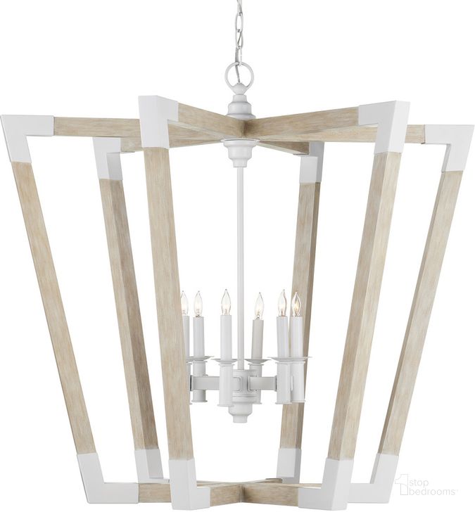 The appearance of Bastian Large Sandstone Lantern designed by Currey & Company in the modern / contemporary interior design. This sand piece of furniture  was selected by 1StopBedrooms from Bastian Collection to add a touch of cosiness and style into your home. Sku: 9000-1110. Product Type: Lantern. Material: Iron. Image1