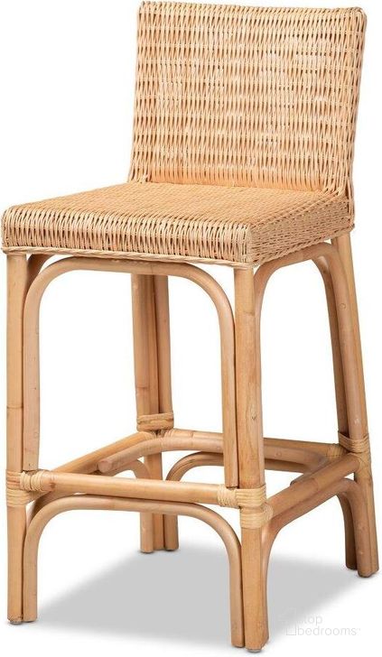 The appearance of Baxton Studio Athena Modern And Contemporary Natural Finished Rattan Counter Stool designed by Baxton Studio in the modern / contemporary interior design. This natural piece of furniture  was selected by 1StopBedrooms from Athena Collection to add a touch of cosiness and style into your home. Sku: Athena-Natural-CS. Material: Rattan. Product Type: Barstool. Image1