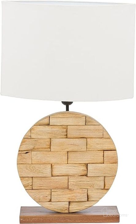 The appearance of Baxton Studio Budalin Wood And White Linen Lamp designed by Baxton Studio in the traditional interior design. This white and natural piece of furniture  was selected by 1StopBedrooms from Budalin Collection to add a touch of cosiness and style into your home. Sku: DEK39J NO. Material: Wood. Product Type: Table Lamp. Image1