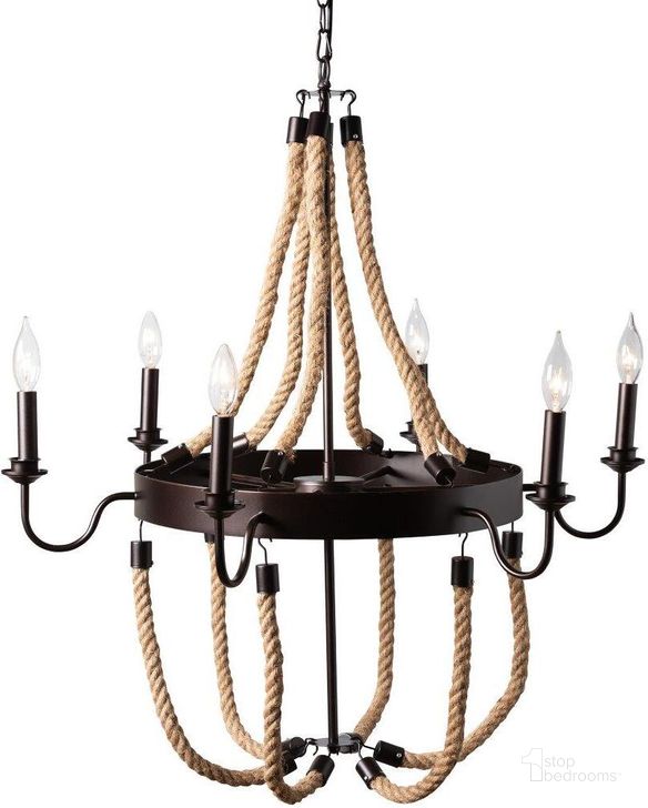 The appearance of Baxton Studio Cassia Vintage Industrial Antique Style And Dark Bronze Metal 6 Light Chandelier designed by Baxton Studio in the rustic / southwestern interior design. This dark bronze piece of furniture  was selected by 1StopBedrooms from Cassia Collection to add a touch of cosiness and style into your home. Sku: EVEN1015. Material: Metal. Product Type: Chandelier. Image1