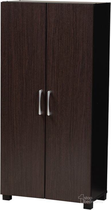 The appearance of Baxton Studio Marine Modern and Contemporary Two-Tone Wenge and Black Finished 2-Door Wood Entryway Shoe Storage Cabinet designed by Baxton Studio in the modern / contemporary interior design. This wenge piece of furniture  was selected by 1StopBedrooms from Marine Collection to add a touch of cosiness and style into your home. Sku: SESC294-Wenge-Shoe Cabinet. Material: Wood. Product Type: Shoe Cabinet. Image1