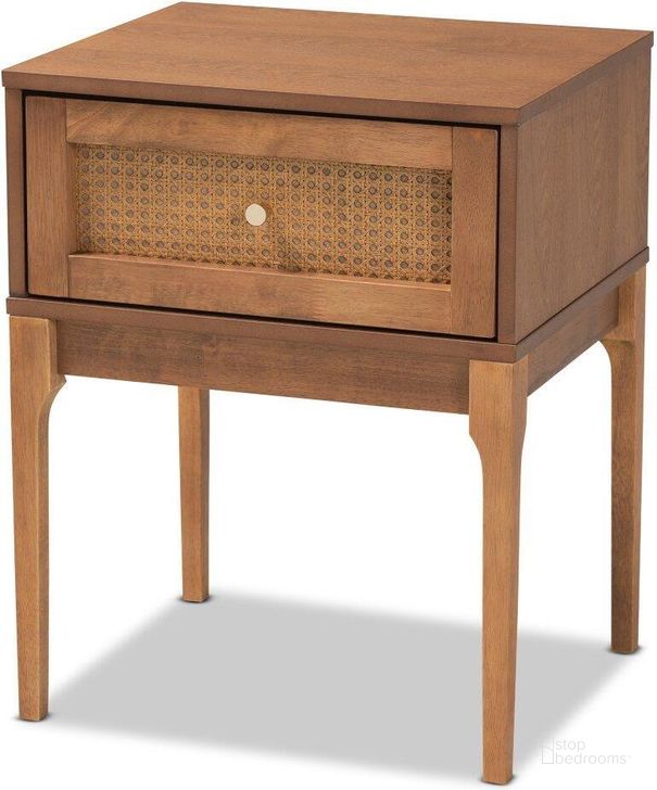 Baxton Studio Ramiel Mid Century Modern Ash Walnut Finished Wood