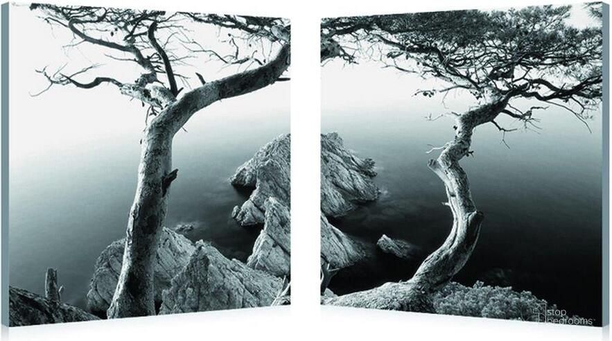 The appearance of Baxton Studio Rocky Shore Mounted Photography Print Diptych designed by Baxton Studio in the modern / contemporary interior design. This black and white piece of furniture  was selected by 1StopBedrooms from Rocky Collection to add a touch of cosiness and style into your home. Sku: PM-2006AB. Product Type: Wall Art. Material: MDF.