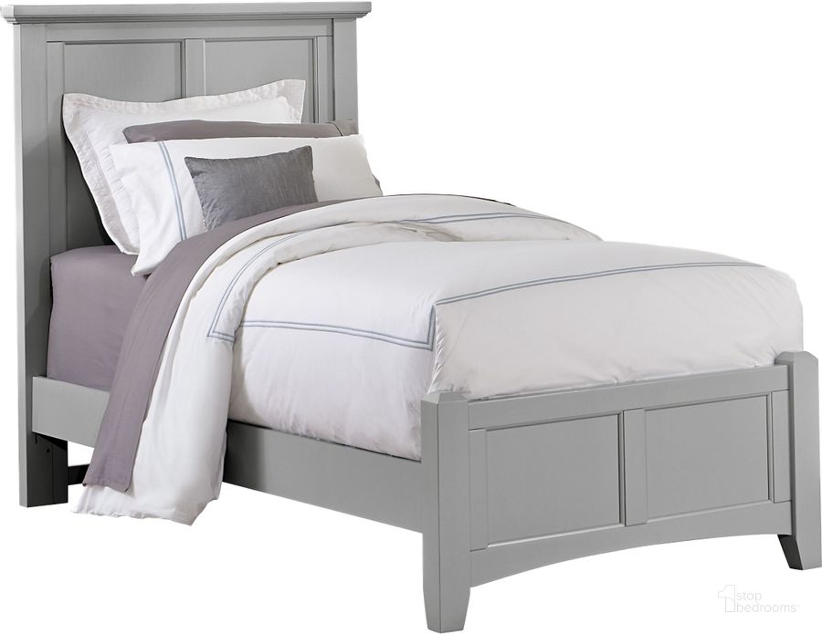 The appearance of Bonanza Gray Full Mansion Bed designed by Vaughan Bassett in the transitional interior design. This gray piece of furniture  was selected by 1StopBedrooms from Bonanza Collection to add a touch of cosiness and style into your home. Sku: BB26-552;BB26-255;BB26-911. Bed Type: Panel Bed. Product Type: Panel Bed. Bed Size: Full. Image1
