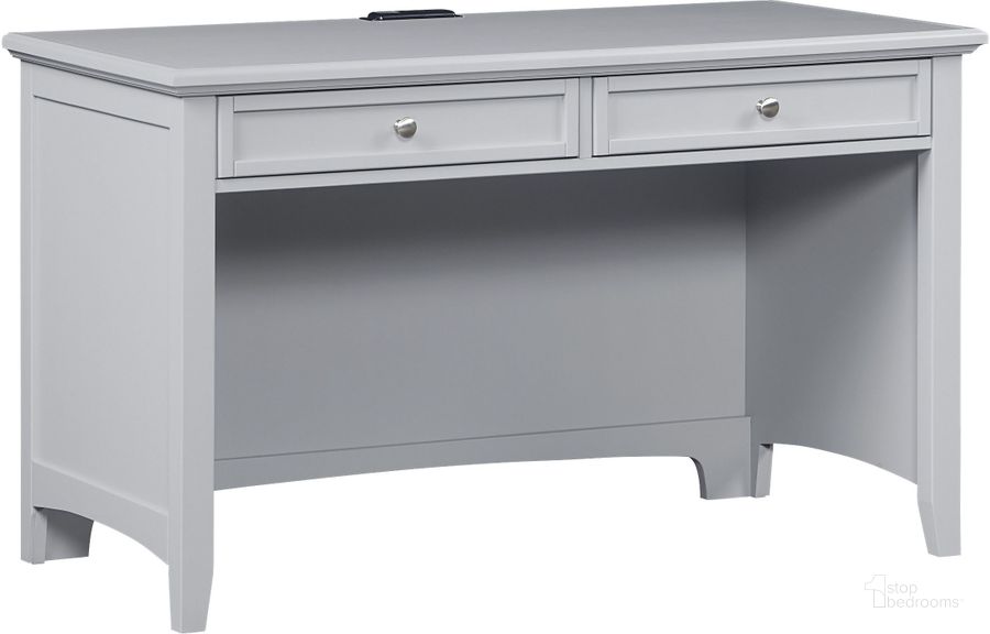 The appearance of Bonanza Gray 2 Drawer Laptop/Tablet Desk designed by Vaughan Bassett in the transitional interior design. This gray piece of furniture  was selected by 1StopBedrooms from Bonanza Collection to add a touch of cosiness and style into your home. Sku: BB26-778. Product Type: Computer Desk. Image1