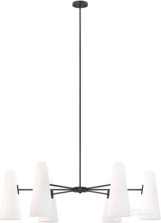 The appearance of Beacon Black White 6-Light Chandelier designed by Modway in the modern / contemporary interior design. This black white piece of furniture  was selected by 1StopBedrooms from Beacon Collection to add a touch of cosiness and style into your home. Sku: EEI-5648-OPA-BLK. Product Type: Chandelier. Material: PVC. Image1