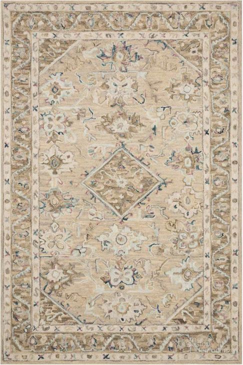 The appearance of Beatty Beige/Ivory Rug BEATBEA-02BEIV5076 designed by Loloi Rugs in the traditional interior design. This beige and ivory piece of furniture  was selected by 1StopBedrooms from Beatty Collection to add a touch of cosiness and style into your home. Sku: BEATBEA-02BEIV5076. Material: Wool. Product Type: Rug. Image1