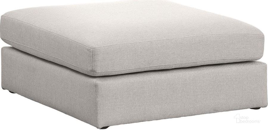 The appearance of Beckham Beige Durable Linen Polyester Fabric Ottoman designed by Meridian in the modern / contemporary interior design. This beige piece of furniture  was selected by 1StopBedrooms from Beckham Collection to add a touch of cosiness and style into your home. Sku: 681Beige-Ott. Material: Wood. Product Type: Ottoman. Image1