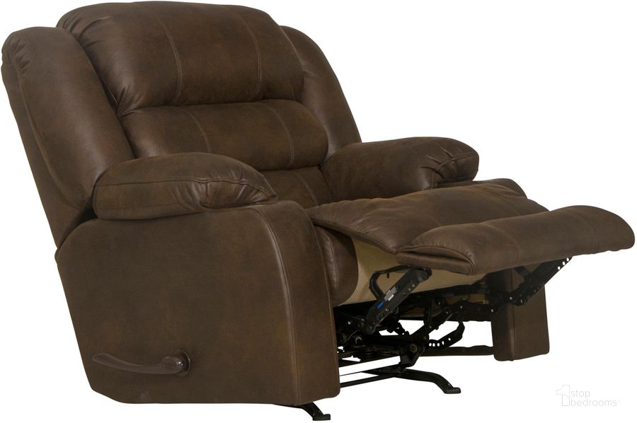The appearance of Beckley Rocker Recliner With Dual Cupholders In Walnut designed by Catnapper in the  interior design. This walnut piece of furniture  was selected by 1StopBedrooms from Beckley Collection to add a touch of cosiness and style into your home. Sku: 33162117629127629. Material: Fabric. Product Type: Recliner. Image1
