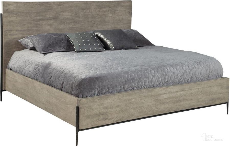 The appearance of Bedford Park Gray Bedroom King Panel Bed designed by Hekman in the transitional interior design. This gray piece of furniture  was selected by 1StopBedrooms from Bedford Park Collection to add a touch of cosiness and style into your home. Sku: 24966. Bed Type: Panel Bed. Product Type: Panel Bed. Bed Size: King. Image1