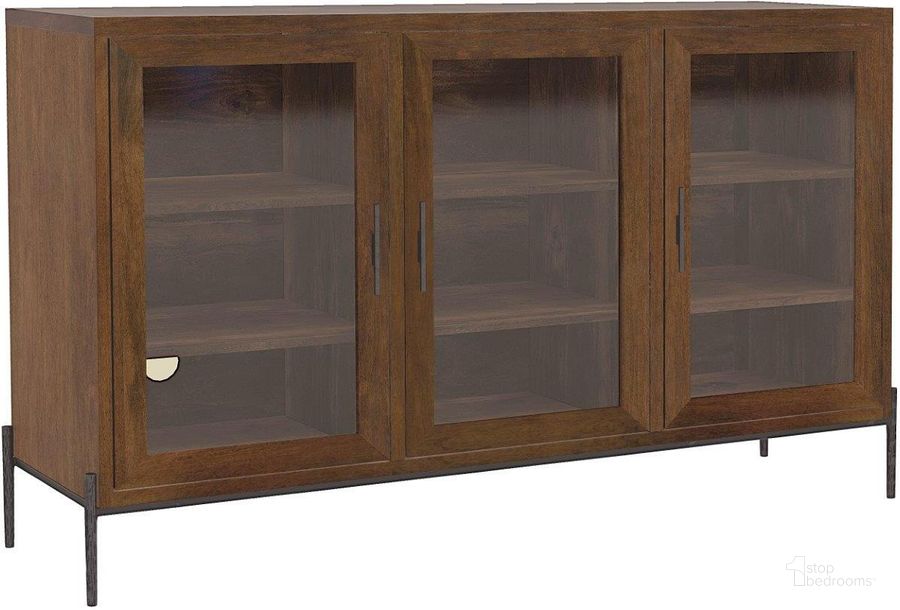 The appearance of Bedford Park Tobacco Entertainment Center designed by Hekman in the transitional interior design. This dark brown piece of furniture  was selected by 1StopBedrooms from Bedford Park Collection to add a touch of cosiness and style into your home. Sku: 26051. Product Type: Entertainment Center.