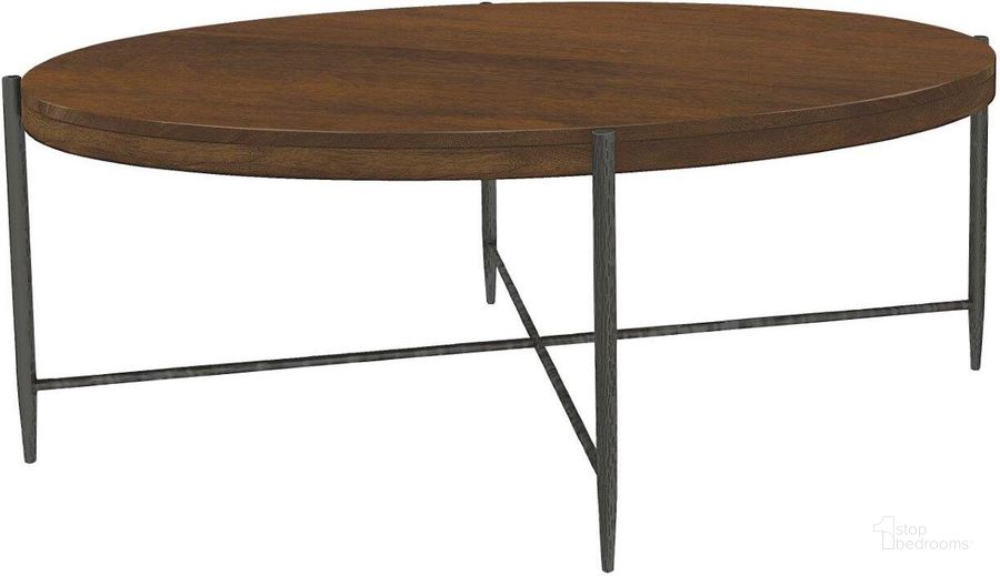 The appearance of Bedford Park Tobacco Occassion Oval Coffee Table designed by Hekman in the transitional interior design. This dark brown piece of furniture  was selected by 1StopBedrooms from Bedford Park Collection to add a touch of cosiness and style into your home. Sku: 26012. Product Type: Coffee Table.