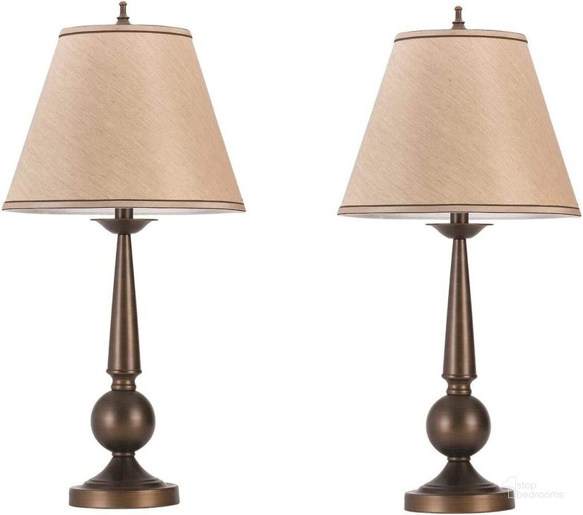 The appearance of Beige Table Lamp with Shade Set of 2 designed by Coaster in the transitional interior design. This brown piece of furniture  was selected by 1StopBedrooms from Beige Collection to add a touch of cosiness and style into your home. Sku: 901254. Material: Metal. Product Type: Table Lamp. Image1