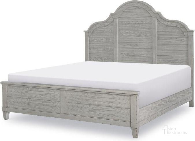 The appearance of Belhaven Weathered Plank California King Panel Bed designed by Legacy Classic in the transitional interior design. This gray piece of furniture  was selected by 1StopBedrooms from Belhaven Collection to add a touch of cosiness and style into your home. Sku: 9360-4106;9360-4116;9360-4903. Bed Type: Panel Bed. Product Type: Panel Bed. Bed Size: California King. Material: Rubberwood.