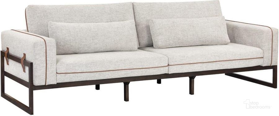 The appearance of Belinda Sofa - Symphony Greige designed by Sunpan in the transitional interior design. This grey piece of furniture  was selected by 1StopBedrooms from Mixt Collection to add a touch of cosiness and style into your home. Sku: 105447. Material: Fabric. Product Type: Sofa. Image1