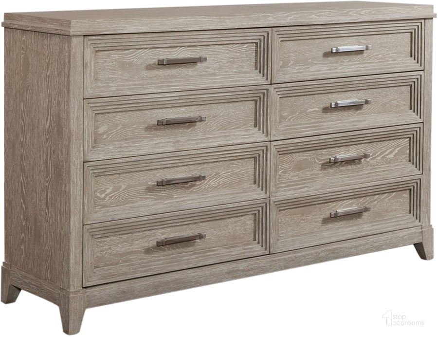 The appearance of Belmar Drawer Dresser designed by Liberty in the modern / contemporary interior design. This taupe piece of furniture  was selected by 1StopBedrooms from Belmar Collection to add a touch of cosiness and style into your home. Sku: 902-BR31. Product Type: Dresser. Material: Rubberwood. Image1