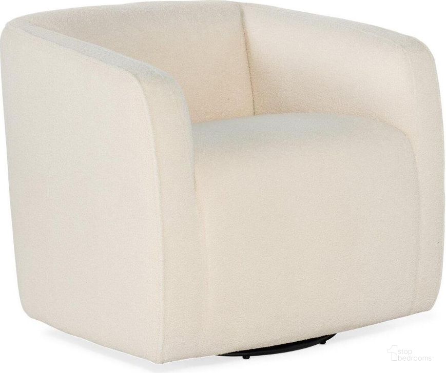 The appearance of Bennet Swivel Club Chair CC445-SW-402 designed by Hooker in the modern / contemporary interior design. This beige piece of furniture  was selected by 1StopBedrooms from Bennet Collection to add a touch of cosiness and style into your home. Sku: CC445-SW-402. Material: Fabric. Product Type: Accent Chair. Image1