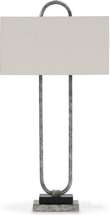 The appearance of Bennish Antique Silver Finish Metal Table Lamp designed by Signature Design by Ashley in the modern / contemporary interior design. This antique silver piece of furniture  was selected by 1StopBedrooms from Bennish Collection to add a touch of cosiness and style into your home. Sku: L208284. Material: Metal. Product Type: Table Lamp. Image1