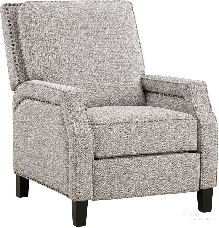 The appearance of Berenson Push Back Reclining Chair In Beige designed by Homelegance in the traditional interior design. This beige piece of furniture  was selected by 1StopBedrooms from Berenson Collection to add a touch of cosiness and style into your home. Sku: 8504CCN-1. Product Type: Reclining Chair. Material: Chenille. Image1