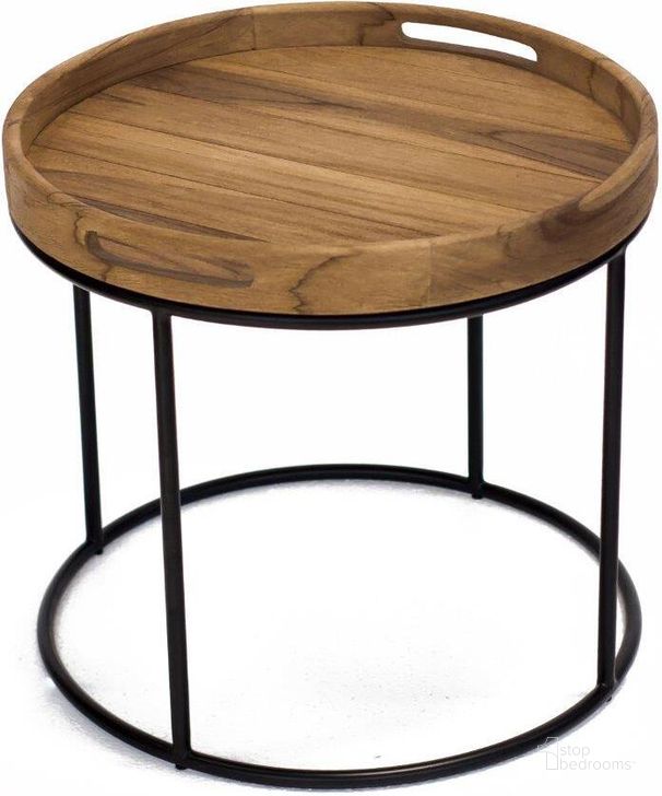 The appearance of Berkeley Natural End Table designed by Padmas Plantation in the modern / contemporary interior design. This natural piece of furniture  was selected by 1StopBedrooms from Berkeley Collection to add a touch of cosiness and style into your home. Sku: BER06. Material: Wood. Product Type: End Table. Image1