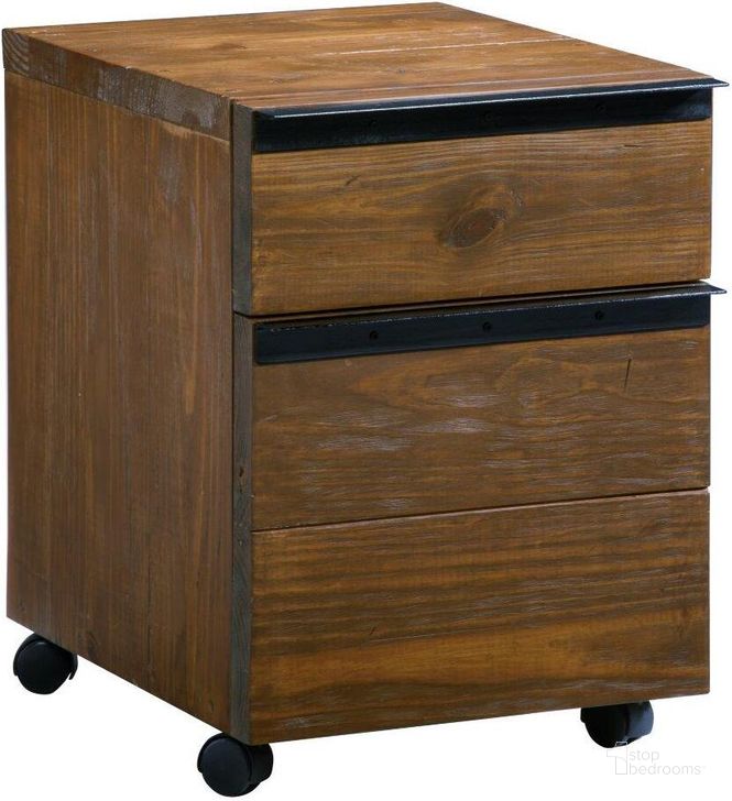 The appearance of Berkley Hall Desk Companion In Tan/Black designed by Progressive Furniture in the transitional interior design. This tan/black piece of furniture  was selected by 1StopBedrooms from Berkley Hall Collection to add a touch of cosiness and style into your home. Sku: A298-22. Material: Wood. Product Type: File Cabinet. Image1