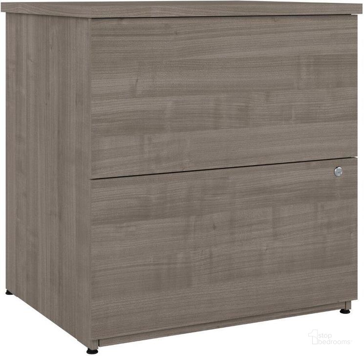 The appearance of Bestar Logan 28W 2 Drawer Lateral File Cabinet In Silver Maple designed by Bestar in the modern / contemporary interior design. This silver piece of furniture  was selected by 1StopBedrooms from Logan Collection to add a touch of cosiness and style into your home. Sku: 146600-000142. Material: Wood. Product Type: Lateral Filing Cabinet. Image1