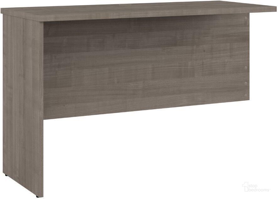 The appearance of Bestar Logan 47W 48W Desk Return Or Bridge In Silver Maple designed by Bestar in the transitional interior design. This silver piece of furniture  was selected by 1StopBedrooms from Logan Collection to add a touch of cosiness and style into your home. Sku: 146810-000142. Material: Wood. Product Type: Desk. Image1