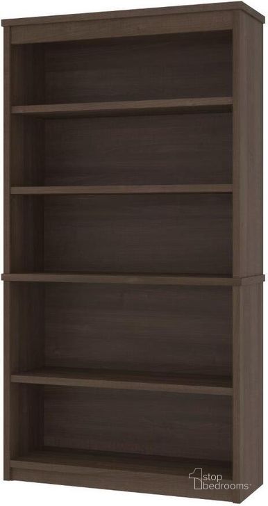 The appearance of Bestar Universel 36W Bookcase In Antigua designed by Bestar in the modern / contemporary interior design. This antigua piece of furniture  was selected by 1StopBedrooms from Universel Collection to add a touch of cosiness and style into your home. Sku: 44700-52. Material: Wood. Product Type: Bookcase. Image1
