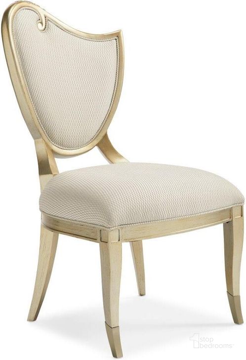 The appearance of Bethena Beige Side Chair Set of 2 0qd24341667 designed by Atelier Home in the modern / contemporary interior design. This beige piece of furniture  was selected by 1StopBedrooms from Bethena Collection to add a touch of cosiness and style into your home. Sku: C062-419-282. Material: Wood. Product Type: Side Chair. Image1