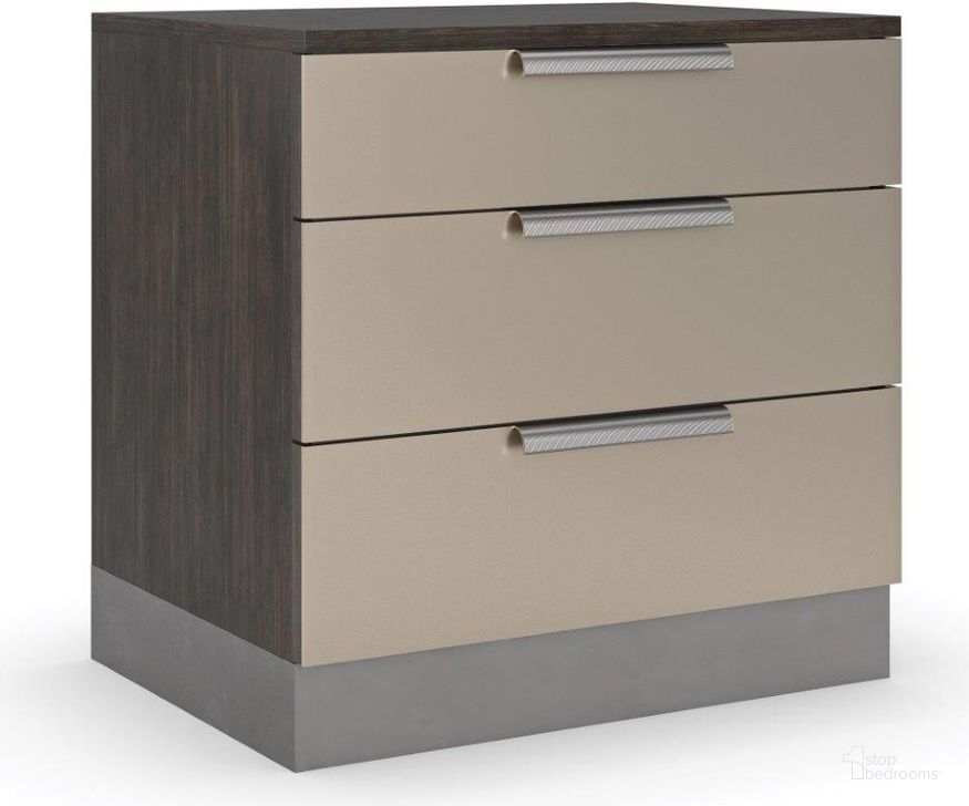 The appearance of Biance Brown Nightstand 0qd24480321 designed by Bennett Interiors in the transitional interior design. This brown piece of furniture  was selected by 1StopBedrooms from Biance Collection to add a touch of cosiness and style into your home. Sku: M133-421-064. Material: Wood. Product Type: Nightstand. Image1