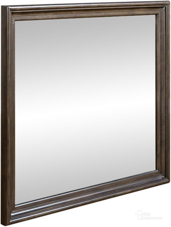 The appearance of Big Valley Brown Mirror designed by Liberty in the traditional interior design. This brown piece of furniture  was selected by 1StopBedrooms from Big Valley Collection to add a touch of cosiness and style into your home. Sku: 361-BR51. Product Type: Dresser Mirror. Material: Rubberwood. Image1