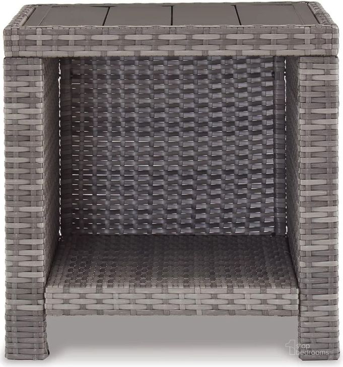 The appearance of Bilhah Gray Outdoor Table 0qd24312898 designed by FineForm in the modern / contemporary interior design. This gray piece of furniture  was selected by 1StopBedrooms from Bilhah Collection to add a touch of cosiness and style into your home. Sku: P440-702. Table Base Style: Storage. Table Top Shape: Square. Material: Metal. Product Type: Outdoor Table. Image1