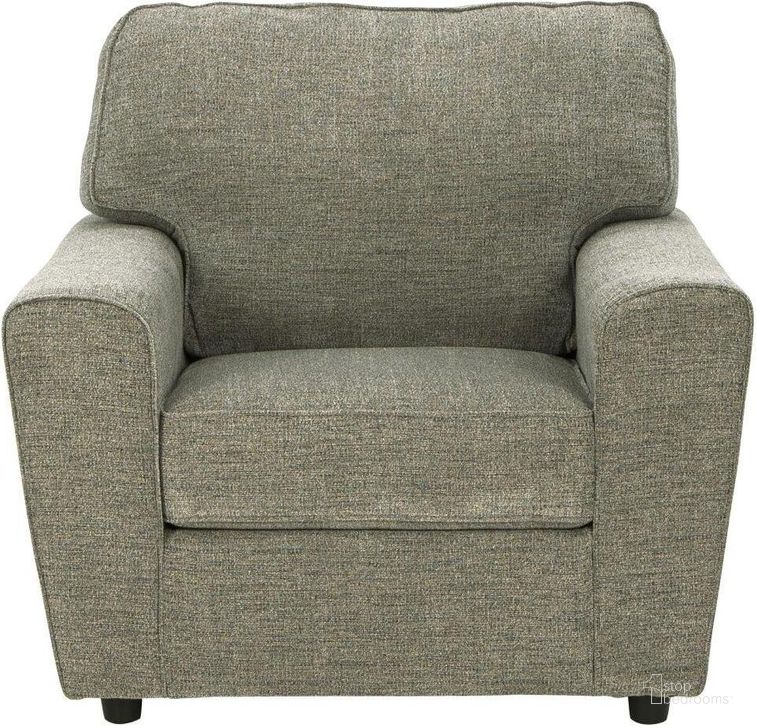 The appearance of Birchtown Pewter Chair designed by Luxe Linea in the modern / contemporary interior design. This pewter piece of furniture  was selected by 1StopBedrooms from Birchtown Collection to add a touch of cosiness and style into your home. Sku: 2680520. Material: Fabric. Product Type: Living Room Chair. Image1