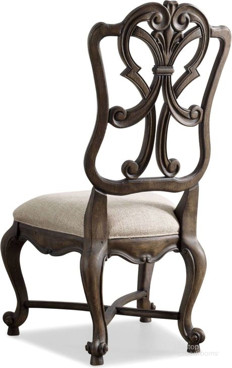 The appearance of Rhapsody Beige Wood Back Side Chair Set of 2 designed by Hooker in the traditional interior design. This beige piece of furniture  was selected by 1StopBedrooms from Rhapsody Collection to add a touch of cosiness and style into your home. Sku: 5070-75411. Material: Fabric. Product Type: Side Chair.
