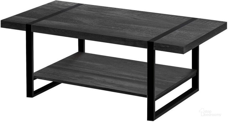 The appearance of Black Coffee Table With Reclaimed Woodlook designed by Monarch Specialties in the industrial interior design. This black piece of furniture  was selected by 1StopBedrooms from  to add a touch of cosiness and style into your home. Sku: I 2860. Product Type: Coffee Table. Material: MDF. Image1