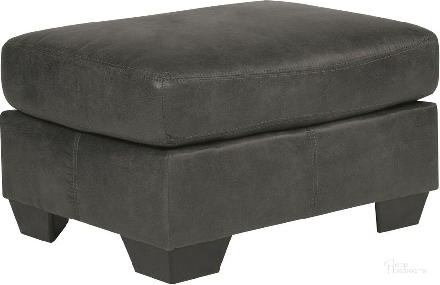 The appearance of Bladen Ottoman In Slate designed by Signature Design by Ashley in the modern / contemporary interior design. This slate piece of furniture  was selected by 1StopBedrooms from Bladen Collection to add a touch of cosiness and style into your home. Sku: 1202114. Material: Fabric. Product Type: Ottoman. Image1