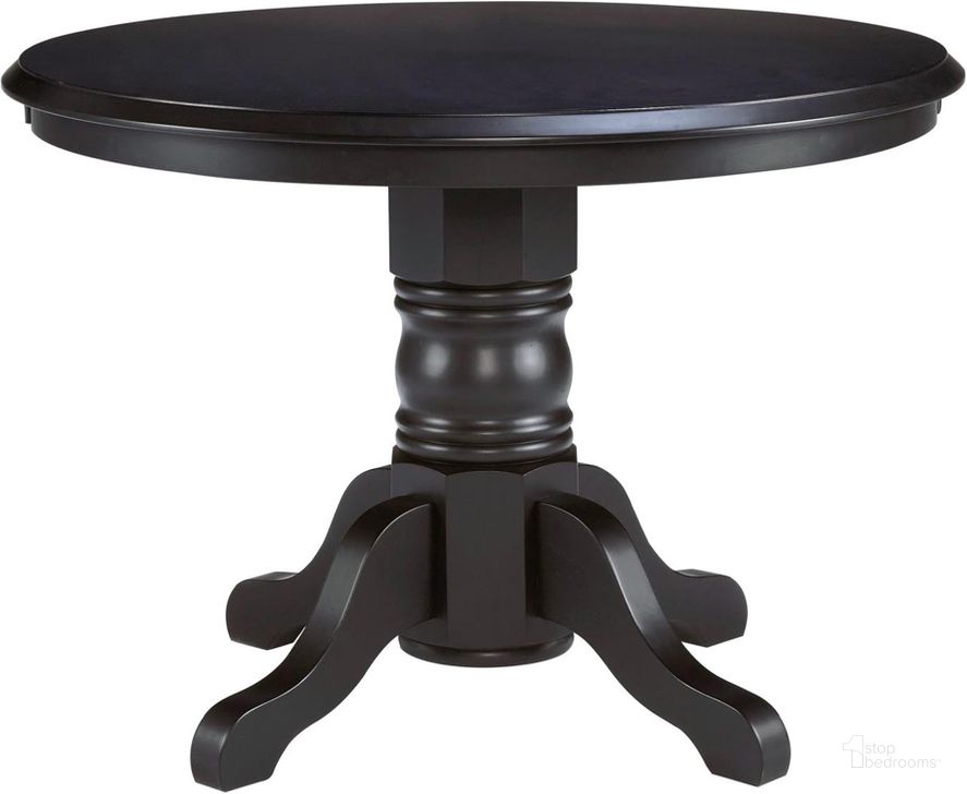 The appearance of Blair Black Table designed by Homestyles in the traditional interior design. This black piece of furniture  was selected by 1StopBedrooms from Blair Collection to add a touch of cosiness and style into your home. Sku: 5178-301;5178-302. Material: Wood. Product Type: Table. Image1