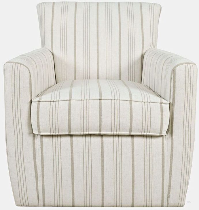 The appearance of Blakely Harper Contemporary Traditional Swivel Accent Chair In Beige designed by Jofran in the traditional interior design. This beige piece of furniture  was selected by 1StopBedrooms from Blakely Harper Collection to add a touch of cosiness and style into your home. Sku: BLAKELY-SW-BEIGE. Product Type: Accent Chair. Material: Rubberwood. Image1